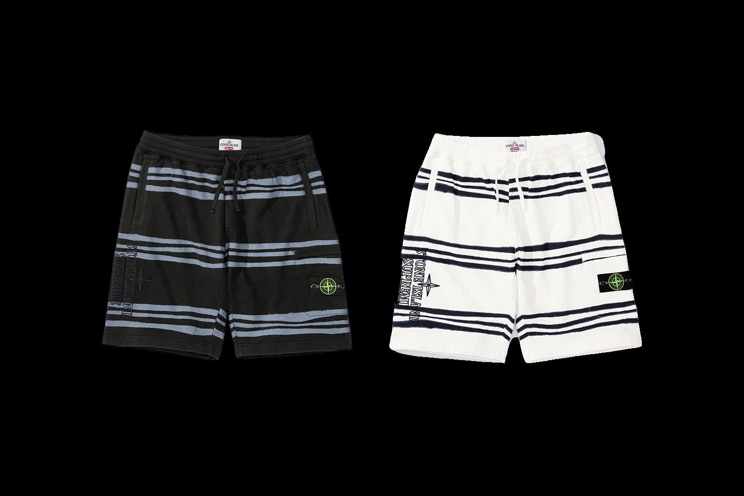 Supreme®/Stone Island® Warp Stripe Sweatshort